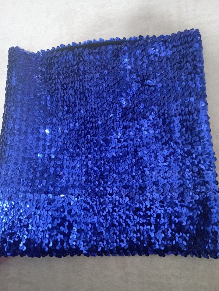 Mavi straplez pullu bluz - Görsel 2