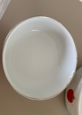 Domates Desenli Beyaz Saklama Kapları - Görsel 2