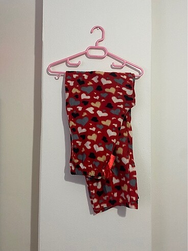 Kırmızı polar alt pijama