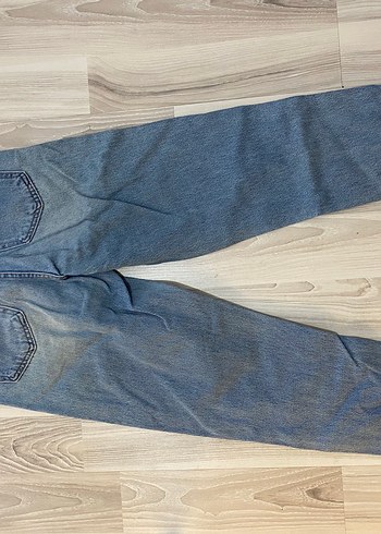 Bayan Mavi kot Denim mom Jean - Görsel 2