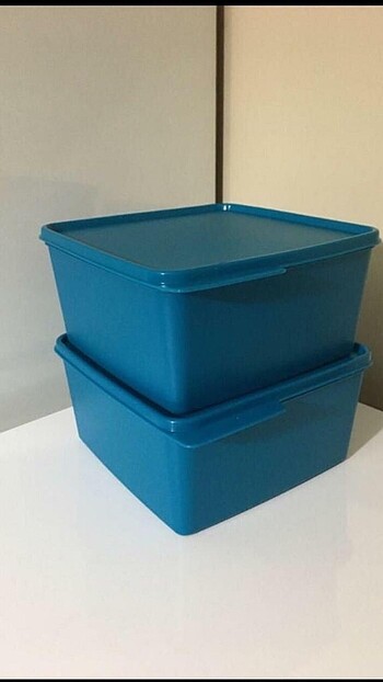  Beden mavi Renk Tupperware 2.5 L Kap