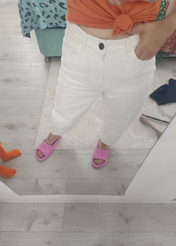 diğer Beden beyaz Renk beyaz Kot Pantolon