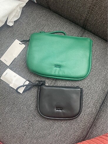 Mango yumuşak dokulu clutch çanta ve cüzdan