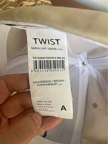  Beden Twist şapka