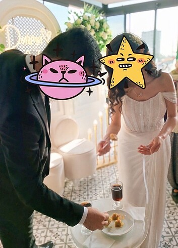 ROMANCE BEYAZ NİŞAN ELBİSESİ