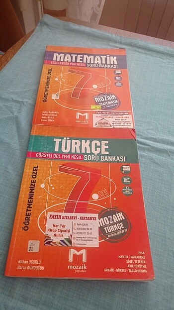 Mozaik 7. Sınıf türkçe va matematik