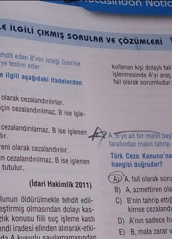 Beden ceza hukuku genel hükümler ders notu