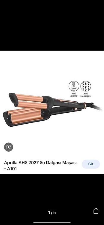 Aprilla su dalgası maşası