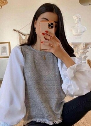 Zara gri bluz