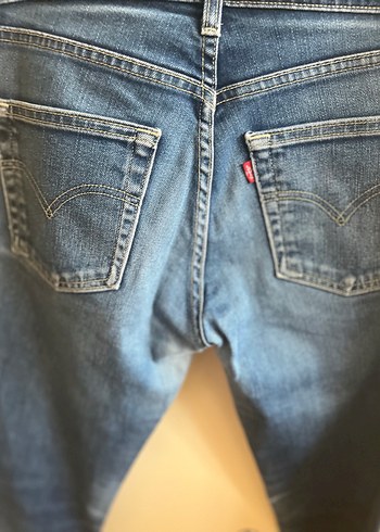 Kadın Mavi Denim Normal Boy Jean - Görsel 5