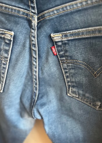 Kadın Mavi Denim Normal Boy Jean - Görsel 6
