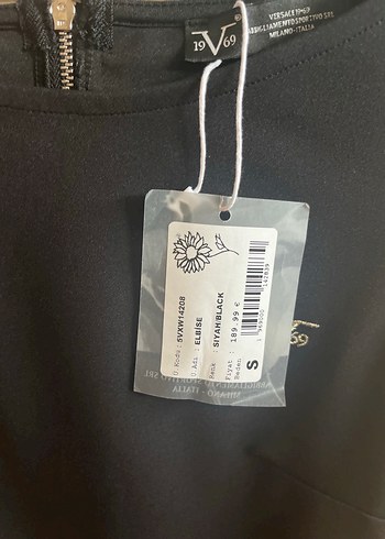 Siyah Kolsuz Midi Ofis Elbisesi - Görsel 3