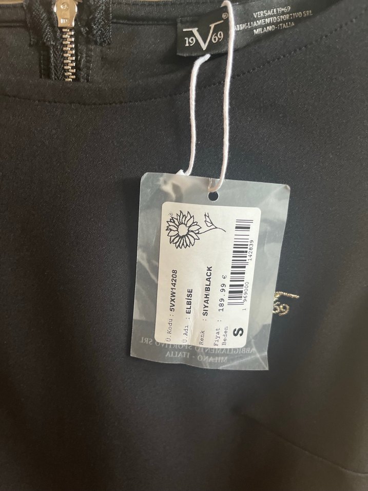 Siyah Kolsuz Midi Ofis Elbisesi - Görsel 3