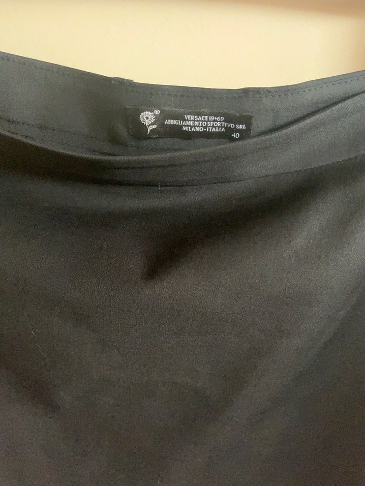 Siyah Katmanlı Drapeli Midi Etek yün kumaştır - Görsel 5