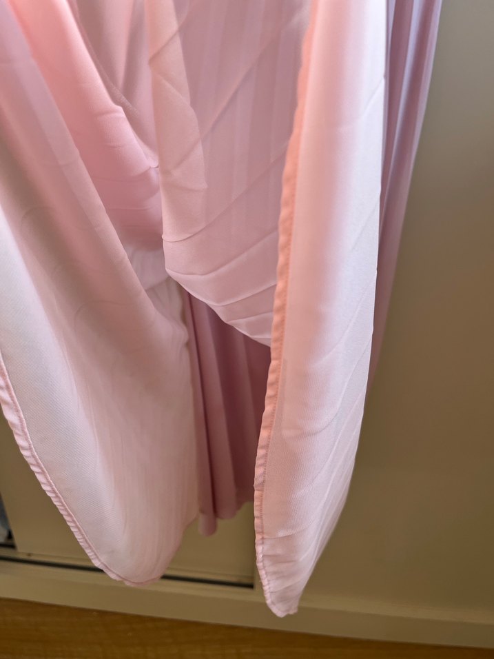 Pembe Pilili Midi Kadın Etek - Görsel 2