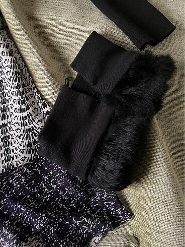 Viskon krep elbise - Görsel 9