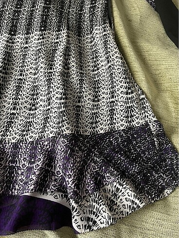 Viskon krep elbise - Görsel 6