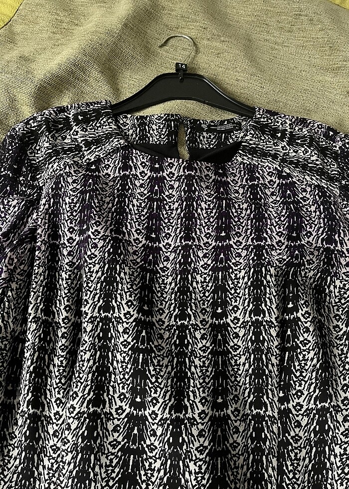 Viskon krep elbise - Görsel 4