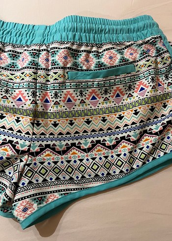 Bohem Tarzı Turkuaz Bağcıklı Mini Mayo Takımı - Görsel 6