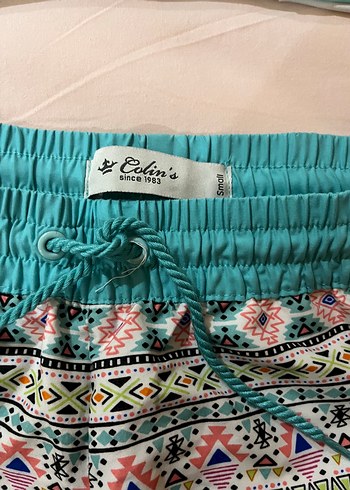 Bohem Tarzı Turkuaz Bağcıklı Mini Mayo Takımı - Görsel 4