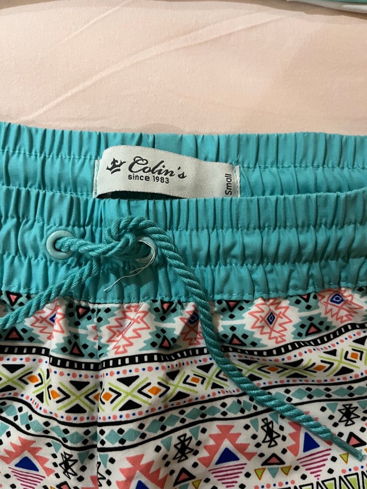 Bohem Tarzı Turkuaz Bağcıklı Mini Mayo Takımı - Görsel 4