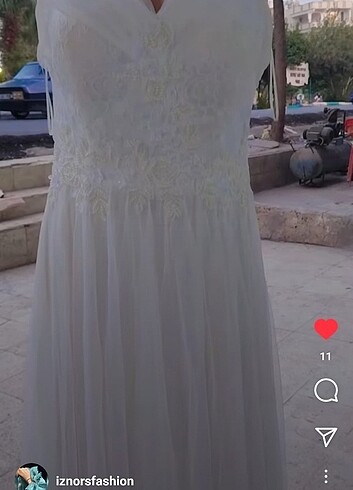 Beyaz abiye
