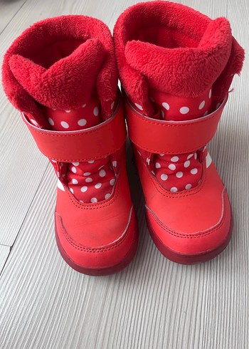Kız Çocuk Kırmızı Adidas Botlar - Görsel 6