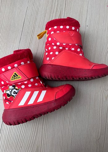 Kız Çocuk Kırmızı Adidas Botlar - Görsel 2
