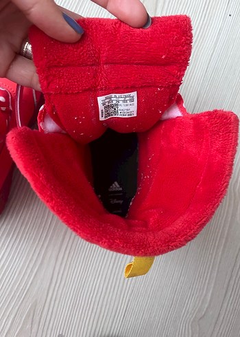 Kız Çocuk Kırmızı Adidas Botlar - Görsel 4