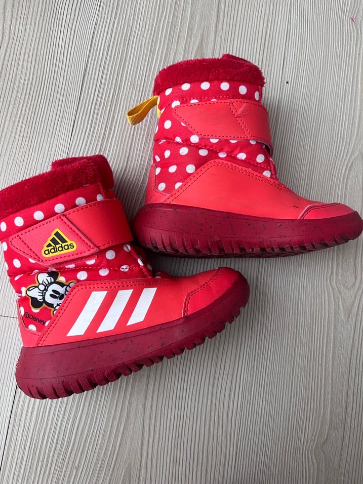 Kız Çocuk Kırmızı Adidas Botlar - Görsel 2