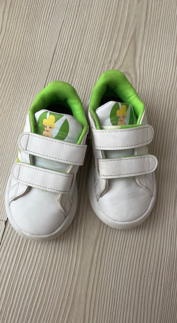 Kız Çocuk Beyaz Renkli Cırtlı Spor Ayakkabı - Görsel 2