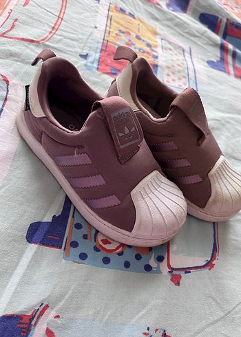 Çocuk Mor Adidas Spor Ayakkabı - Görsel 3