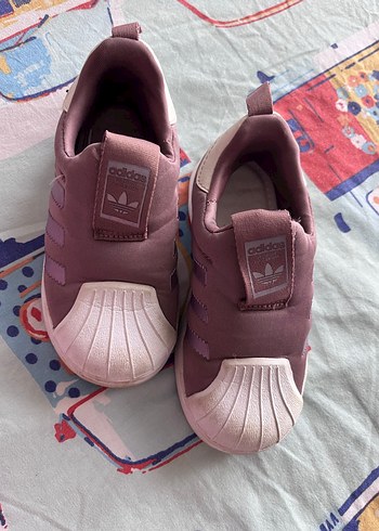 Çocuk Mor Adidas Spor Ayakkabı - Görsel 4