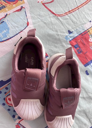 Çocuk Mor Adidas Spor Ayakkabı - Görsel 5