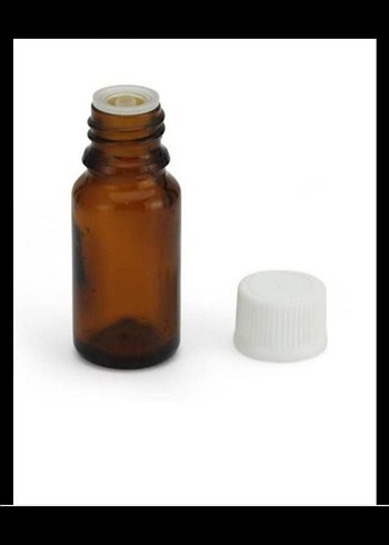 amberli damlalılıklı şişe