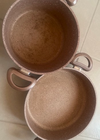 Parlak Kahverengi Tencere ve Tavalar - Görsel 2