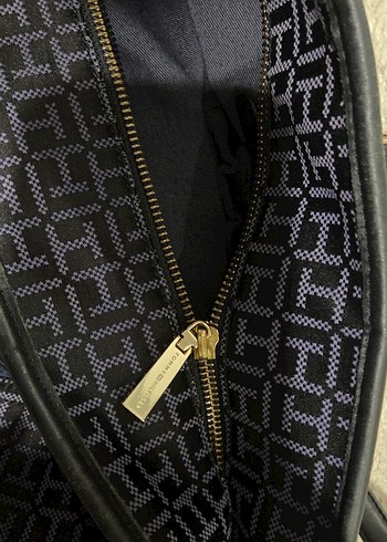 Klasik Desenli Mavi Kadın Omuz Çantası - Görsel 3