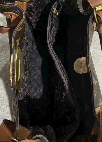 Kahverengi Deri Louis Vuitton Tokalı Çanta - Görsel 2