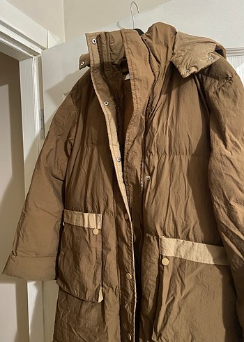 Taba Uzun Kadın kapitone mont - Görsel 2