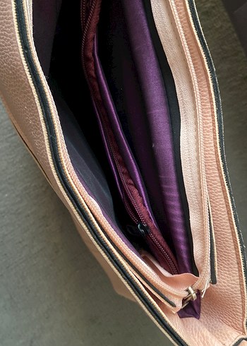 Pembe Kadın postacı Çanta - Görsel 4