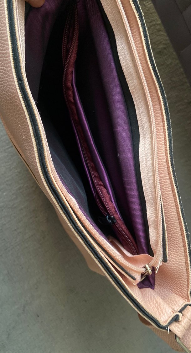 Pembe Kadın postacı Çanta - Görsel 4