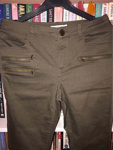 38 Beden Asker Yeşili Pant.