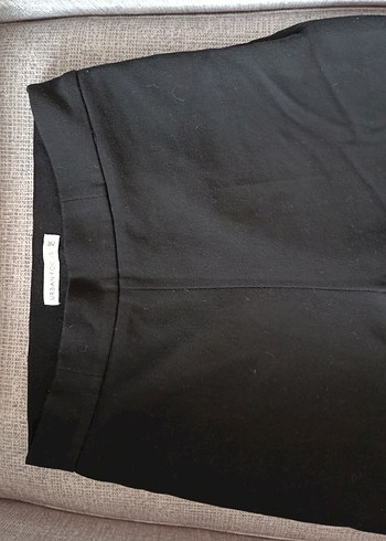 Siyah Kadın Keten Kumaş Pantolon 38 beden - Görsel 5