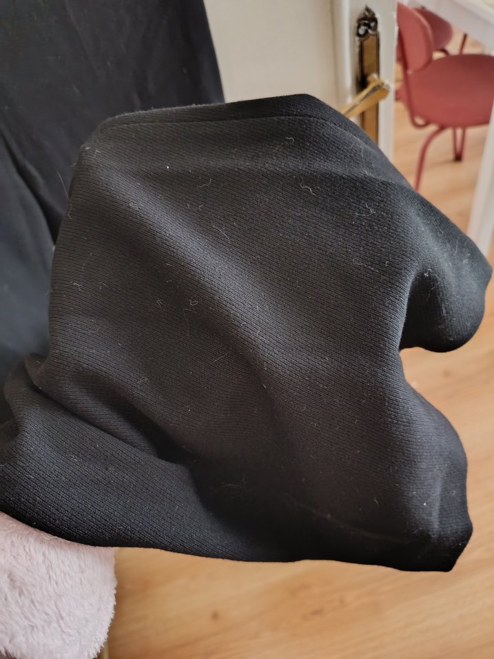 Siyah Kadın Keten Kumaş Pantolon 38 beden - Görsel 3