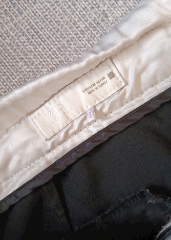 ZARA 38 beden siyah kumaş pantolon - Görsel 5