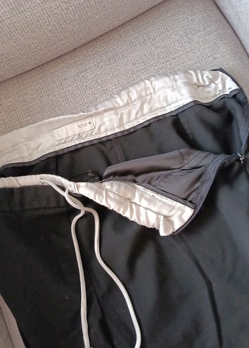 ZARA 38 beden siyah kumaş pantolon - Görsel 4