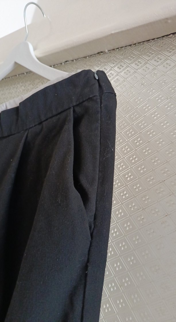 ZARA 38 beden siyah kumaş pantolon - Görsel 3