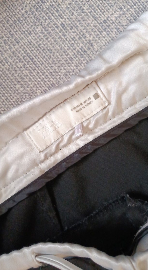 ZARA 38 beden siyah kumaş pantolon - Görsel 5