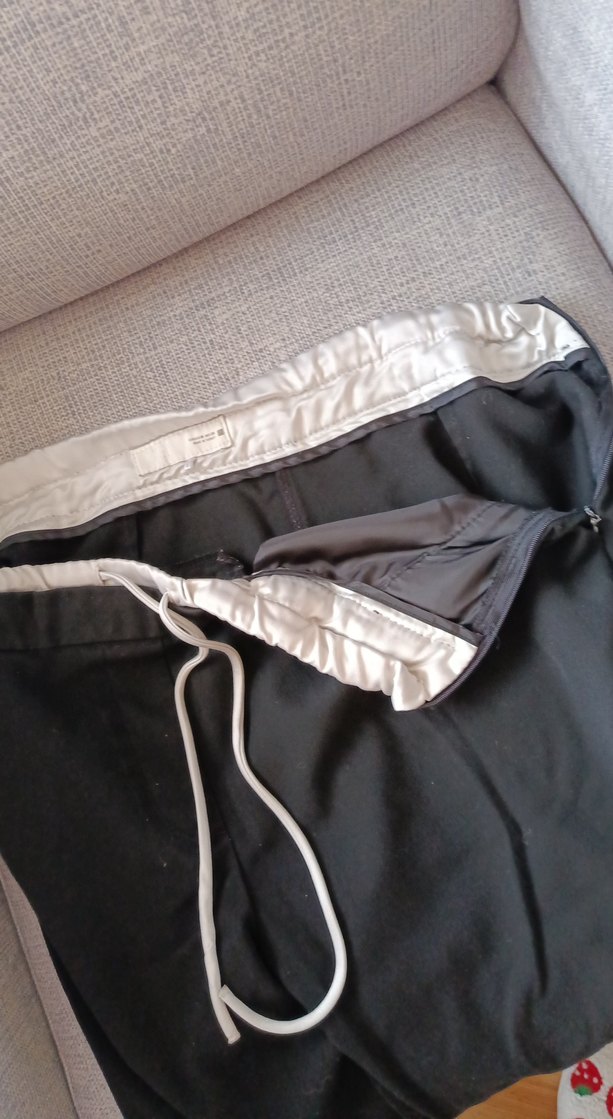 ZARA 38 beden siyah kumaş pantolon - Görsel 4