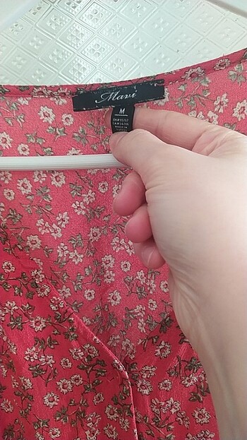 Mavi Jeans Mavi çiçek desenli nar çiçeği elbise M beden